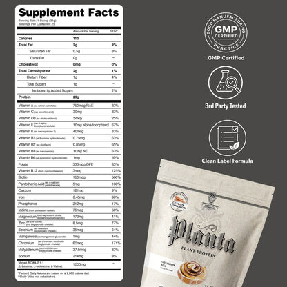 Planta® - Premium Plant Protein (25 Servings)
