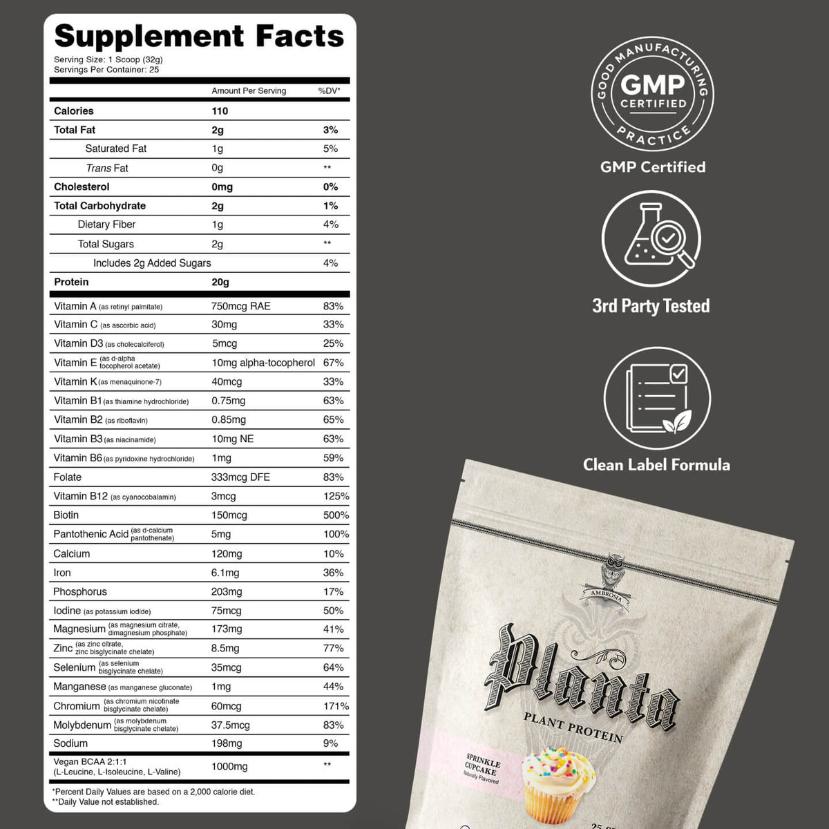 Planta® - Premium Plant Protein (25 Servings)