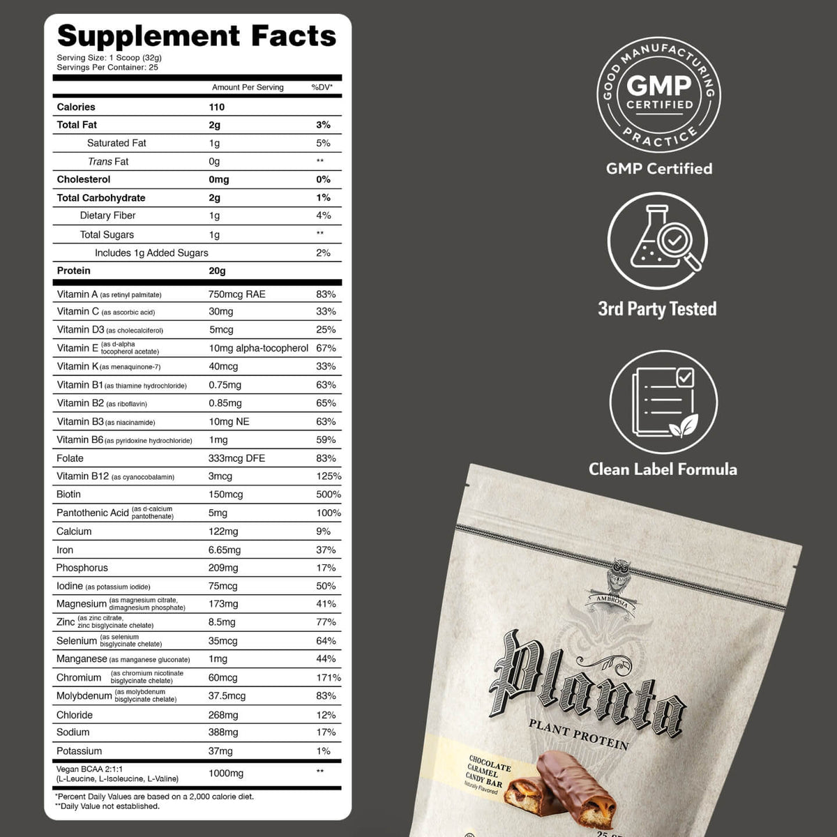 Planta® - Premium Plant Protein (25 Servings)