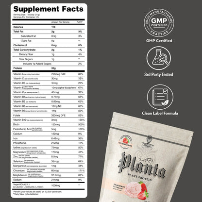 Planta® - Premium Plant Protein (25 Servings)