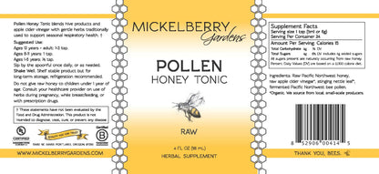 Tónico de miel y polen