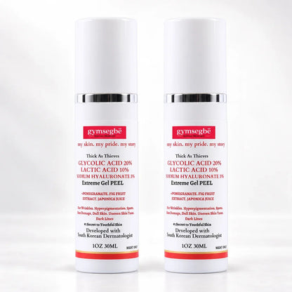 Thick As Thieves Pure Glycolic Acid Lactic Acid Extreme Gel Peel - 30ml