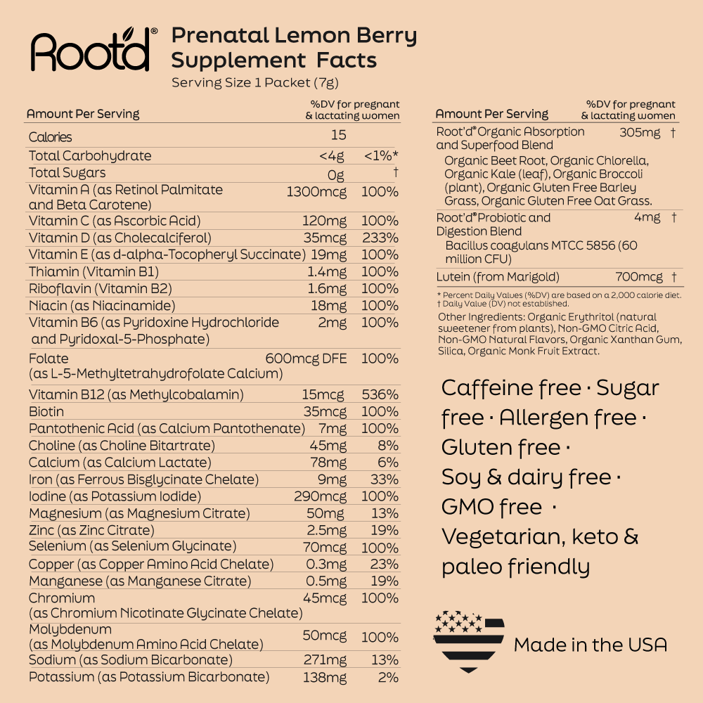 Essential Prenatal Nutrition + Electrolytes