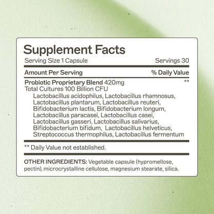Probiotic Capsules 100 Billion
