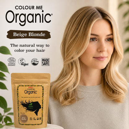 Rubio beige - Coloración orgánica del cabello