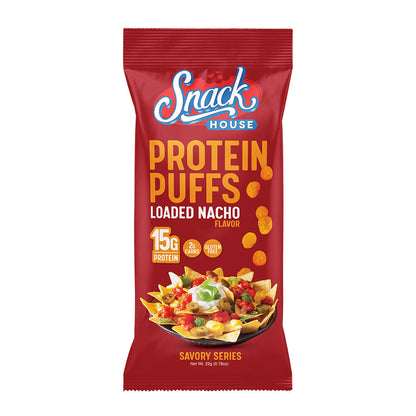 Nachos de proteína rellenos (porción individual) - Caja de 8 unidades