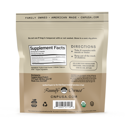 Organic Psyllium Husk Capsules