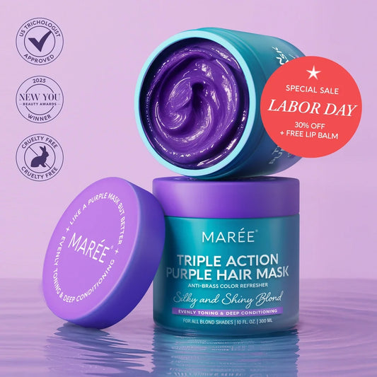 Purple Mask for Blonde Hair