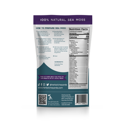 Premium Purple Raw Sea Moss (1.4 oz)