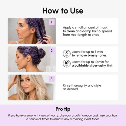 Purple Mask for Blonde Hair