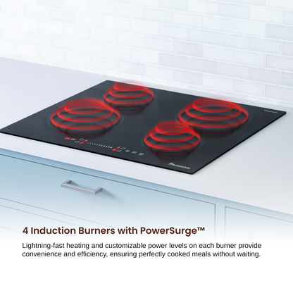 Rangaire 24" Induction Cooktop 4 Burners RCI241S