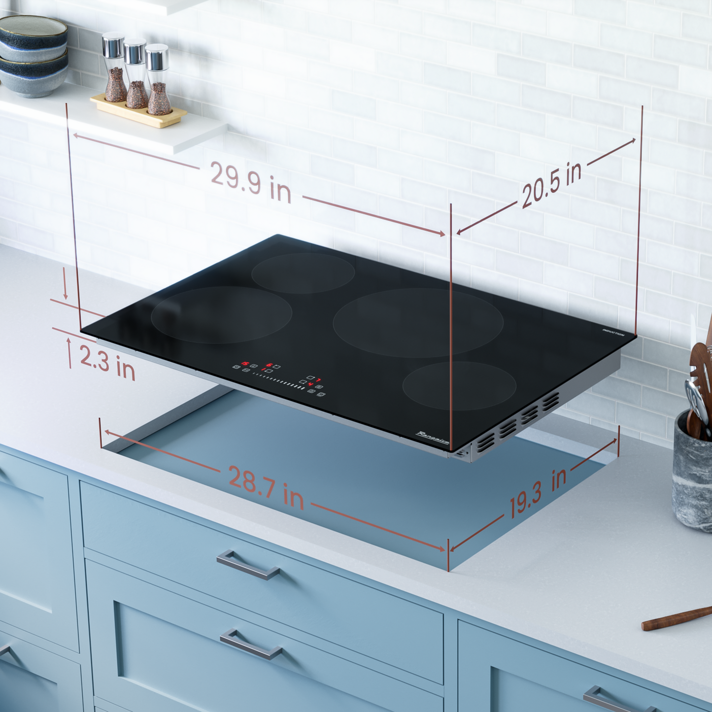 Rangaire 30" Induction Cooktop 4 Burners RCI301S