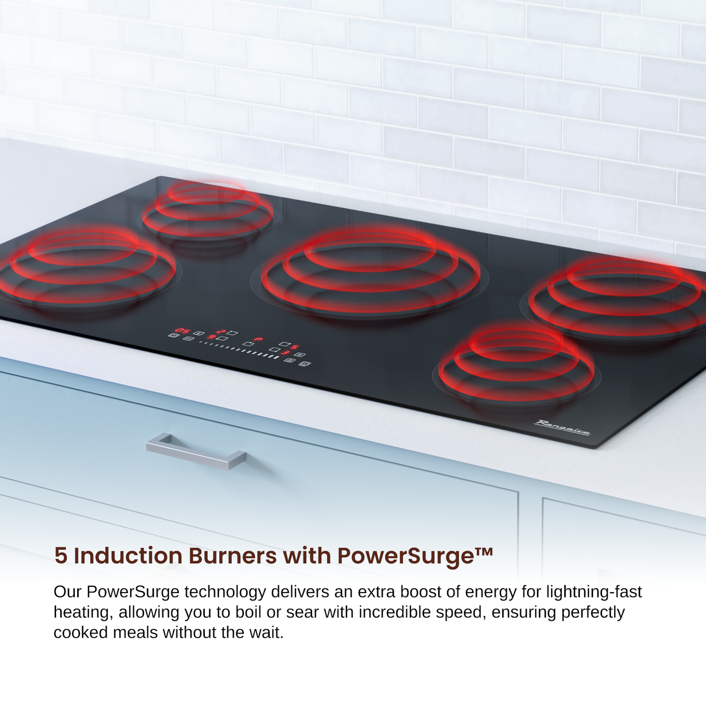 Rangaire 36" Induction Cooktop 5 Burners RCI361S