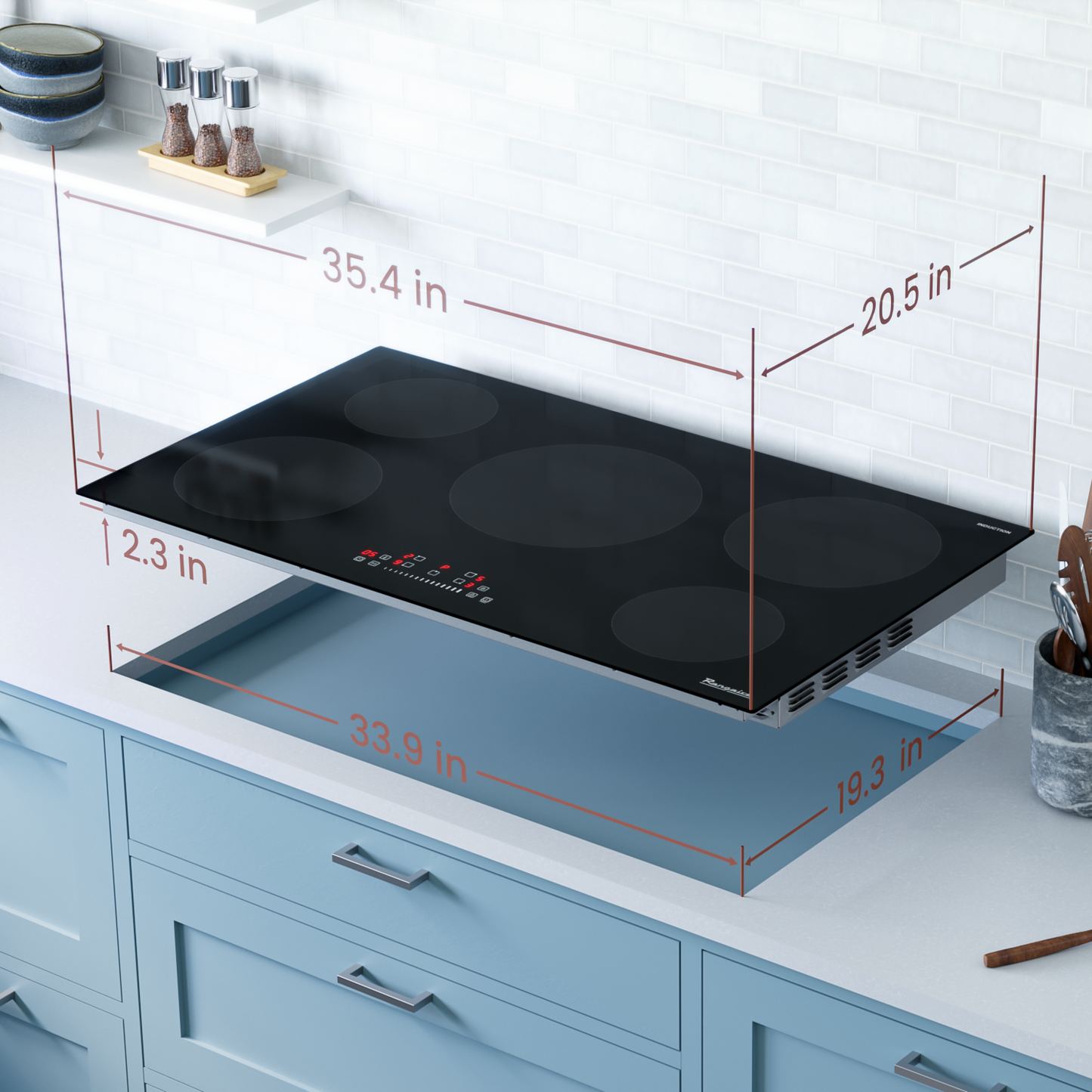 Rangaire 36" Induction Cooktop 5 Burners RCI361S