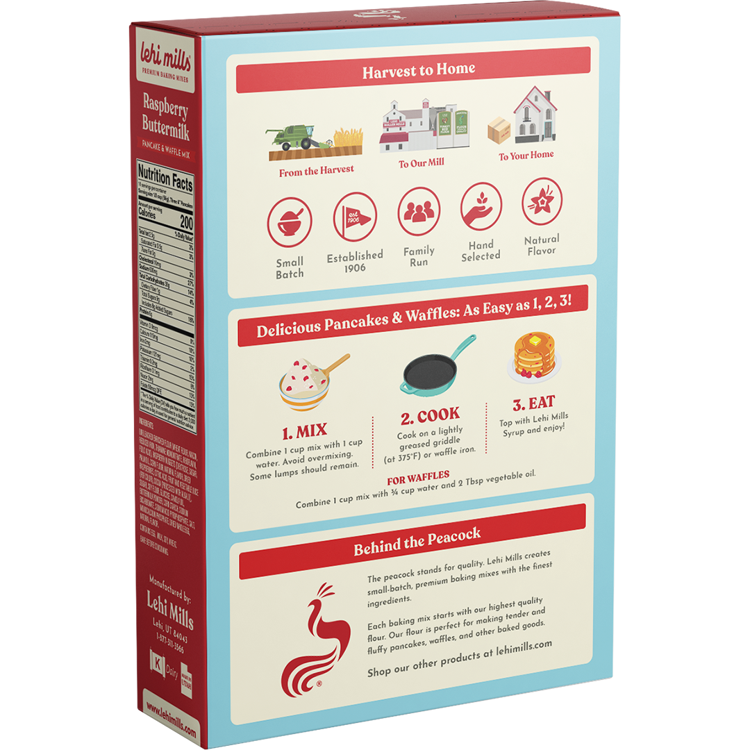 Raspberry Buttermilk Pancake & Waffle Mix