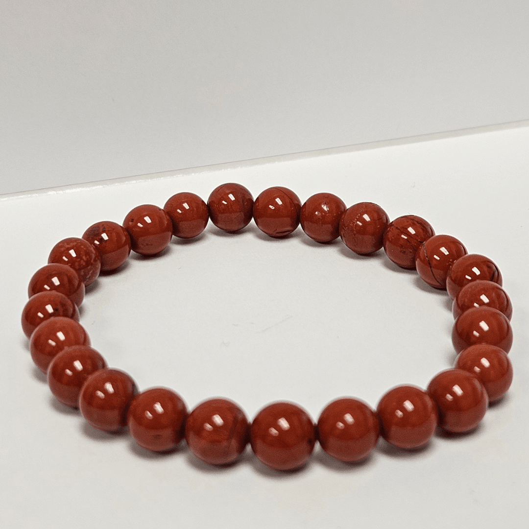 Red Jasper Bracelet - Enhances Focus