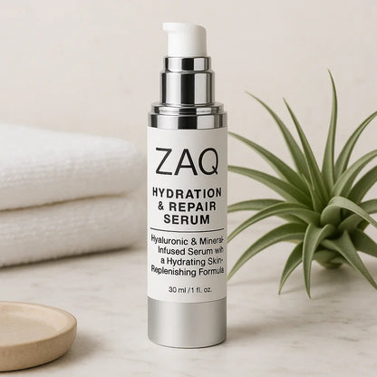 ZAQ Hydration & Repair Serum – Hyaluronic & Mineral-Infused Formula for Skin Replenishment
