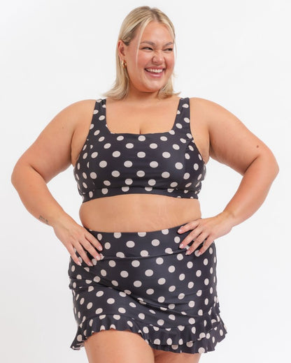 Retro Dot Scoop Bralette