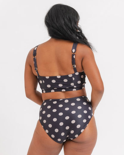 Retro Dot Scoop Bralette