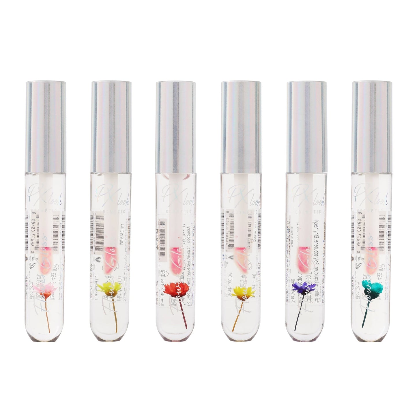 Brillo labial con flores PxLook