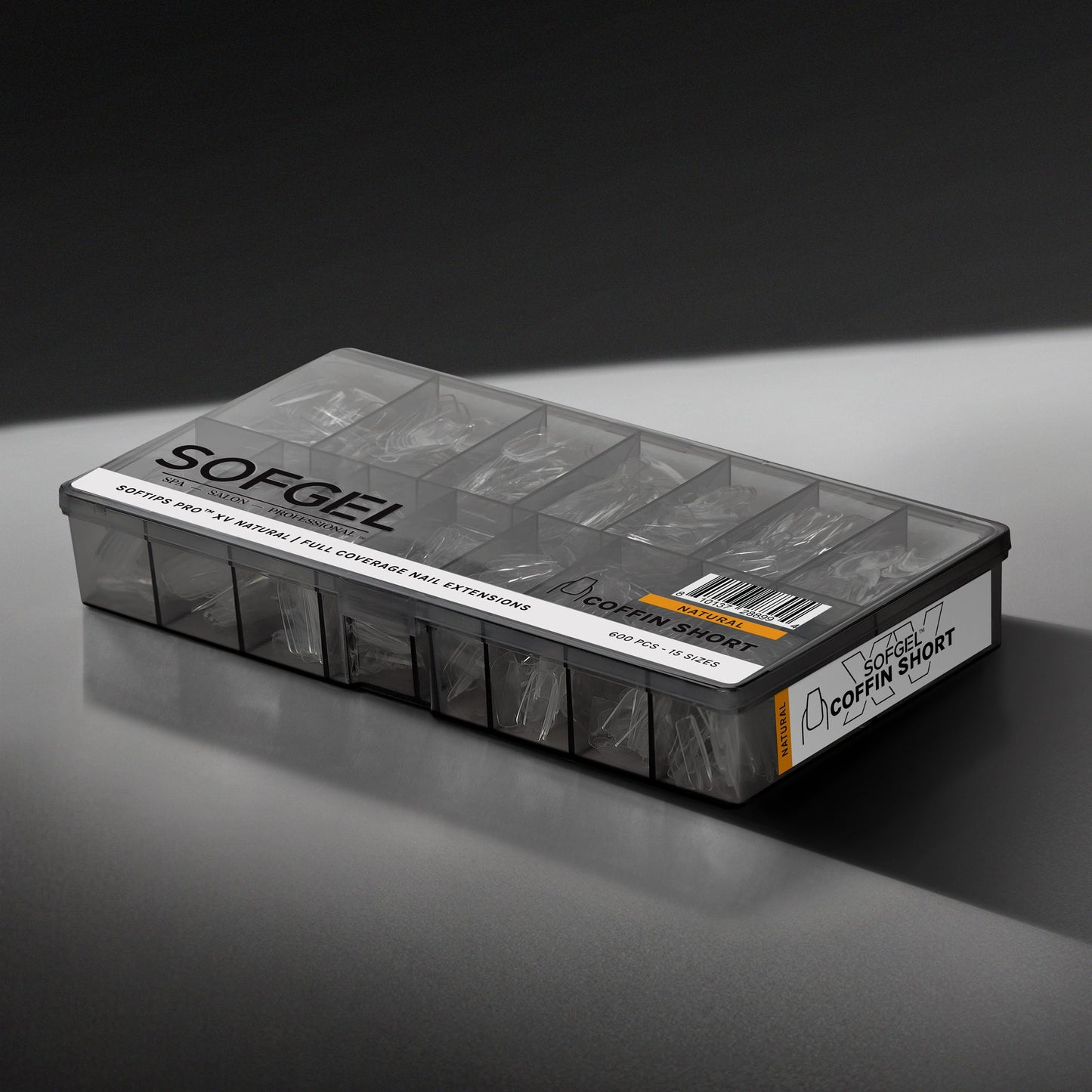 SOFTIPS PRO™ XV NATURAL - COFFIN SHORT