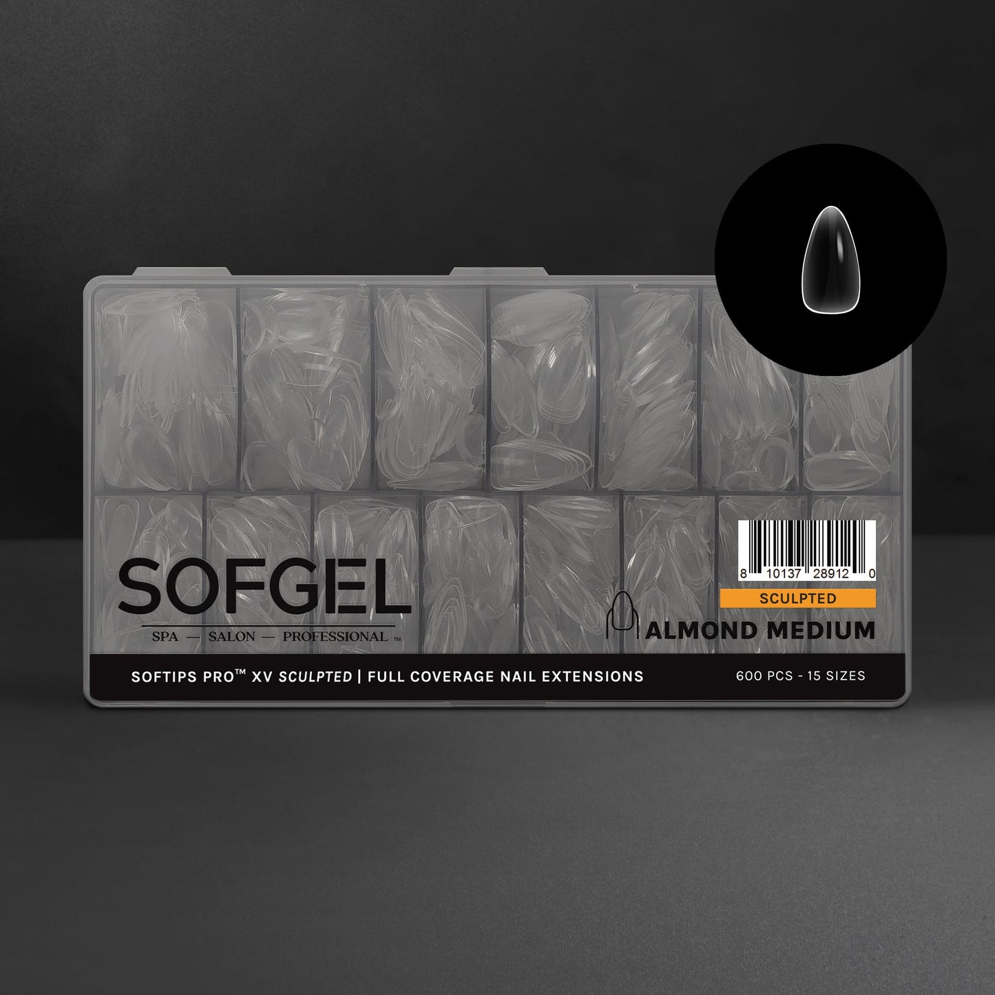 SOFTIPS PRO™ XV SCULPTED - ALMOND MEDIUM