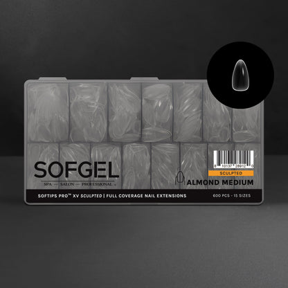 SOFTIPS PRO™ XV SCULPTED - ALMOND MEDIUM