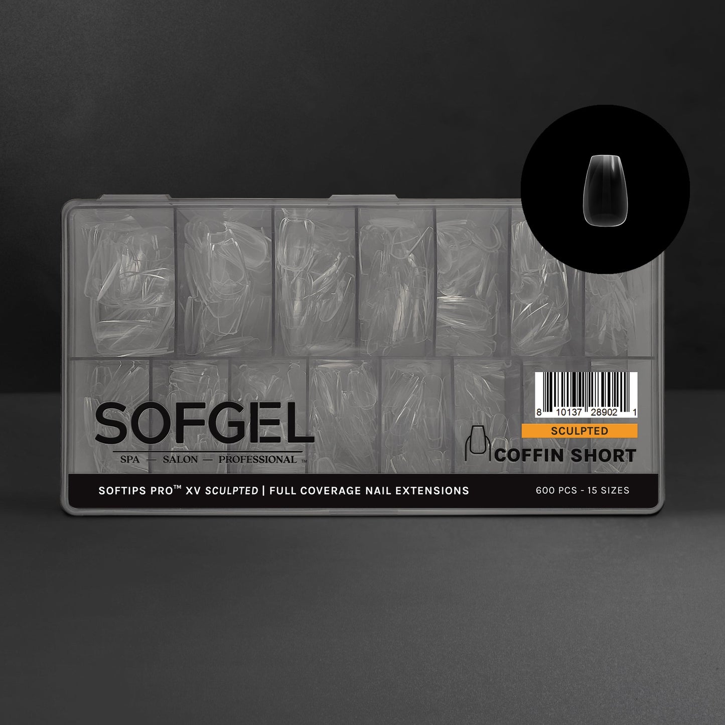 SOFTIPS PRO™ XV SCULPTED - COFFIN SHORT