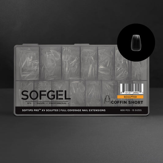 SOFTIPS PRO™ XV SCULPTED - COFFIN SHORT