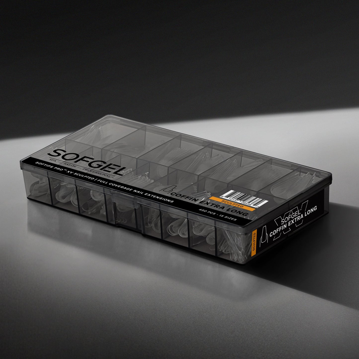 SOFTIPS PRO™ XV SCULPTED - COFFIN EXTRA LONG
