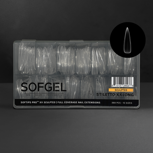 SOFTIPS PRO™ XV SCULPTED - STILETTO EXTRA EXTRA LONG