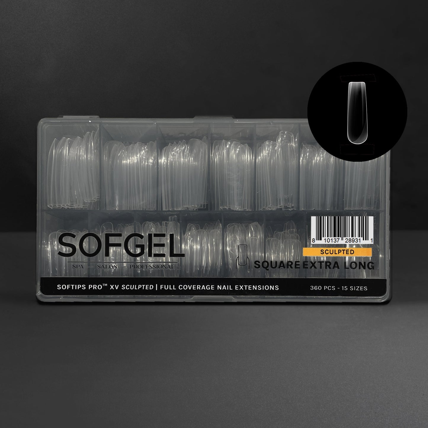 SOFTIPS PRO™ XV SCULPTED - SQUARE XL