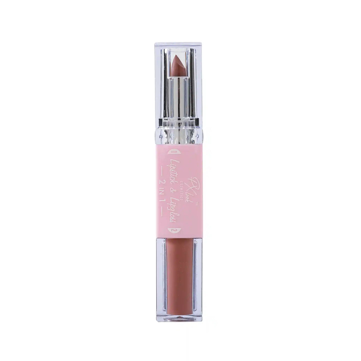 Combo de lápiz labial y brillo labial 2 en 1