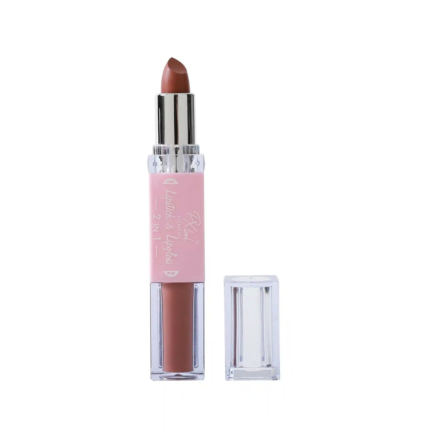 Combo de lápiz labial y brillo labial 2 en 1