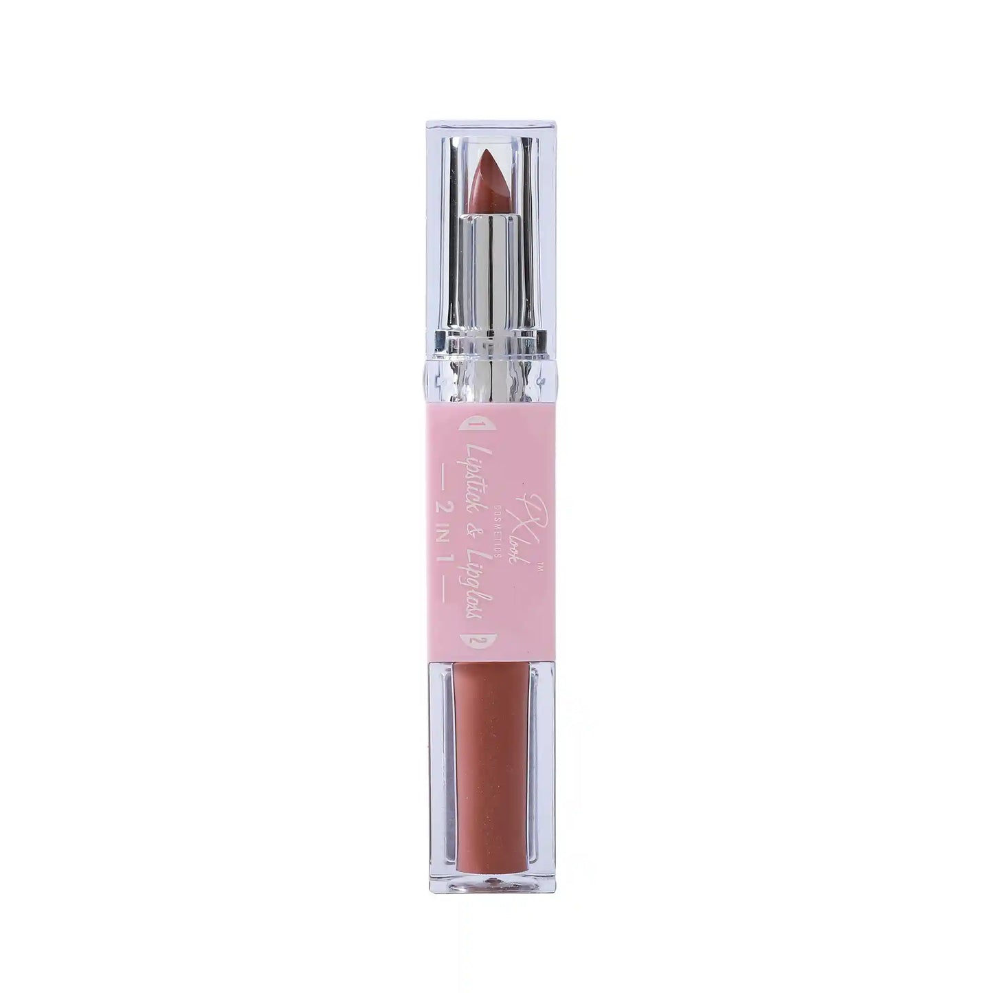 Combo de lápiz labial y brillo labial 2 en 1
