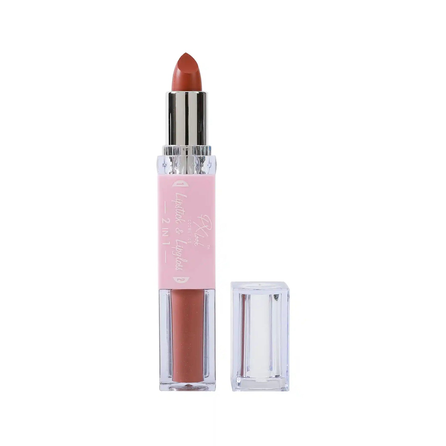 Combo de lápiz labial y brillo labial 2 en 1