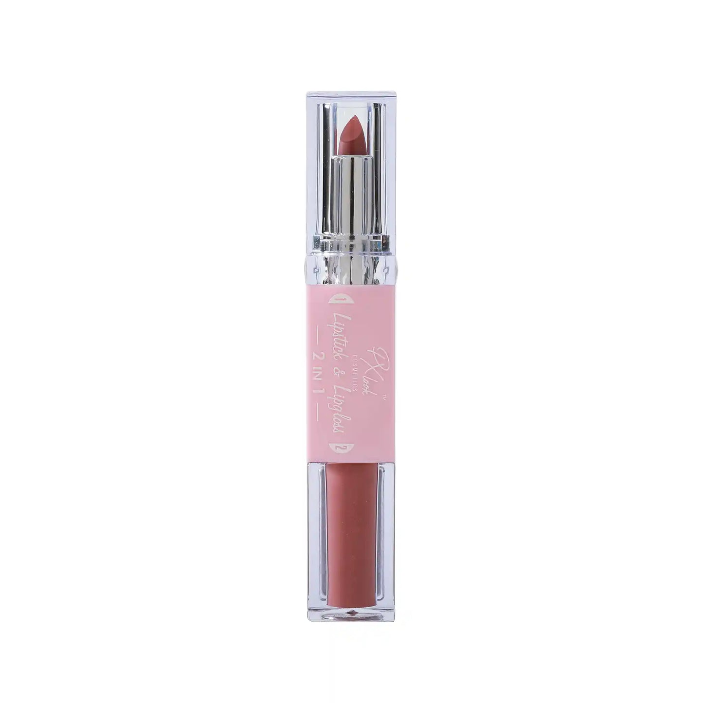Combo de lápiz labial y brillo labial 2 en 1