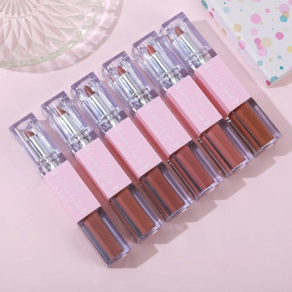 Combo de lápiz labial y brillo labial 2 en 1