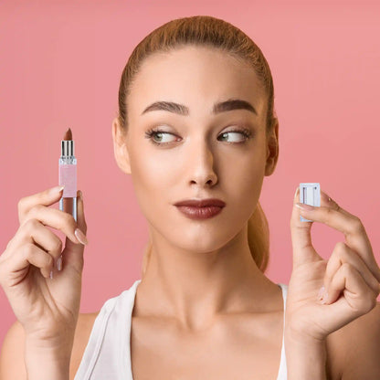 Combo de lápiz labial y brillo labial 2 en 1