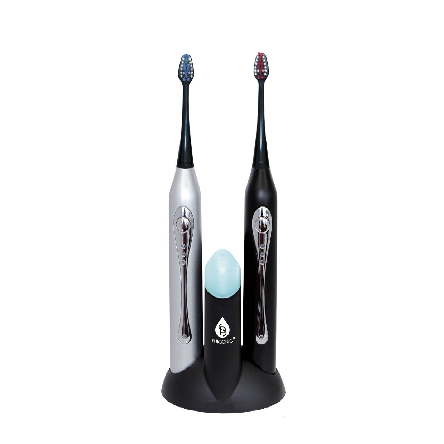 Cepillo de dientes eléctrico de doble mango con desinfectante UV