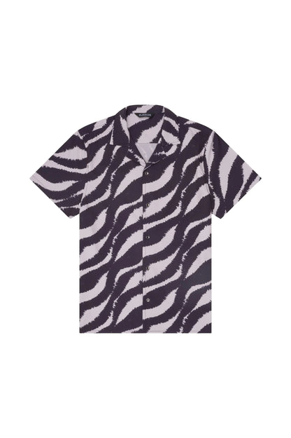 Saint Tropez Cabana Shirt – Black Wave