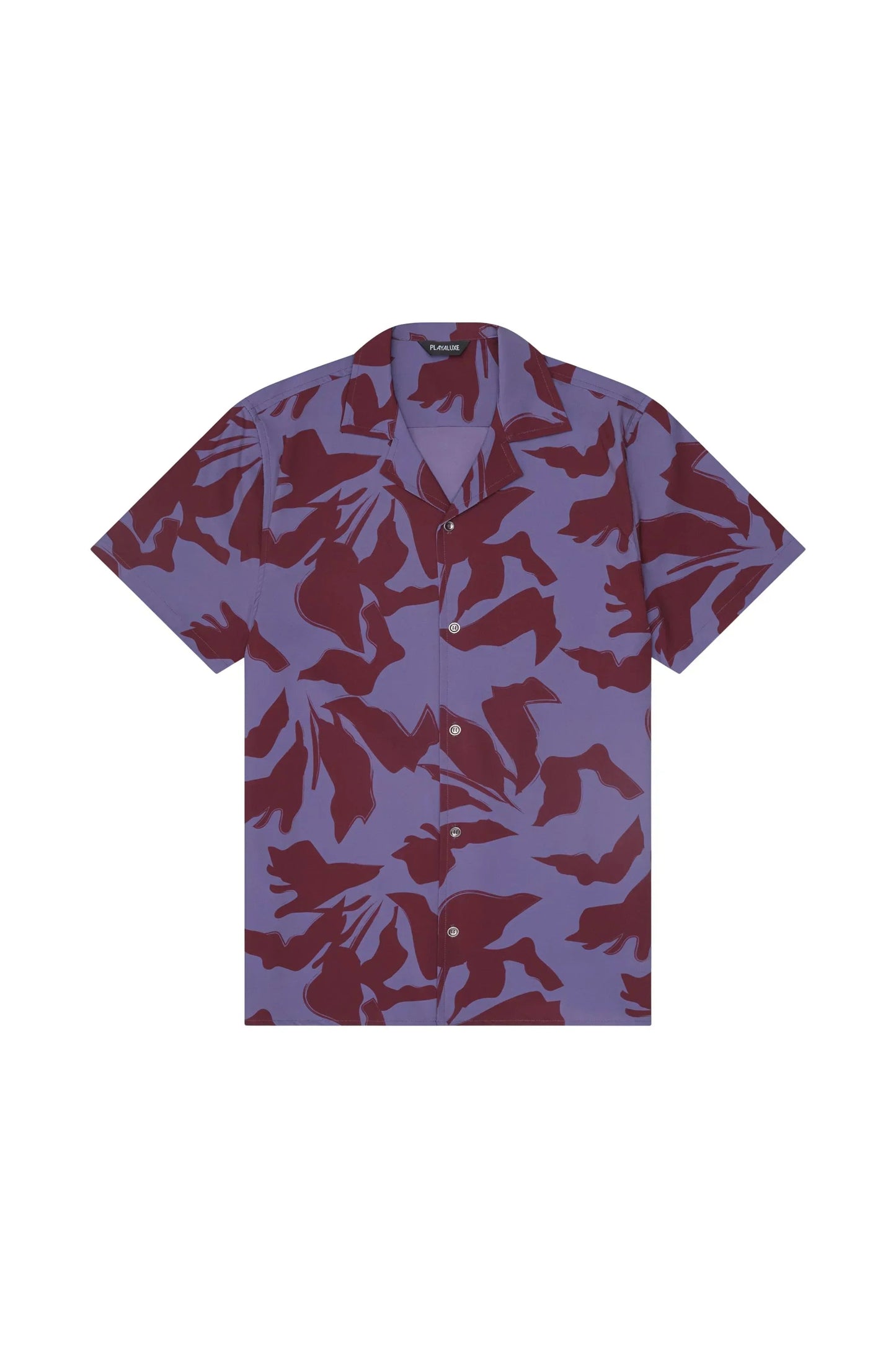 Saint Tropez Cabana Shirt – Burgundy Lilac