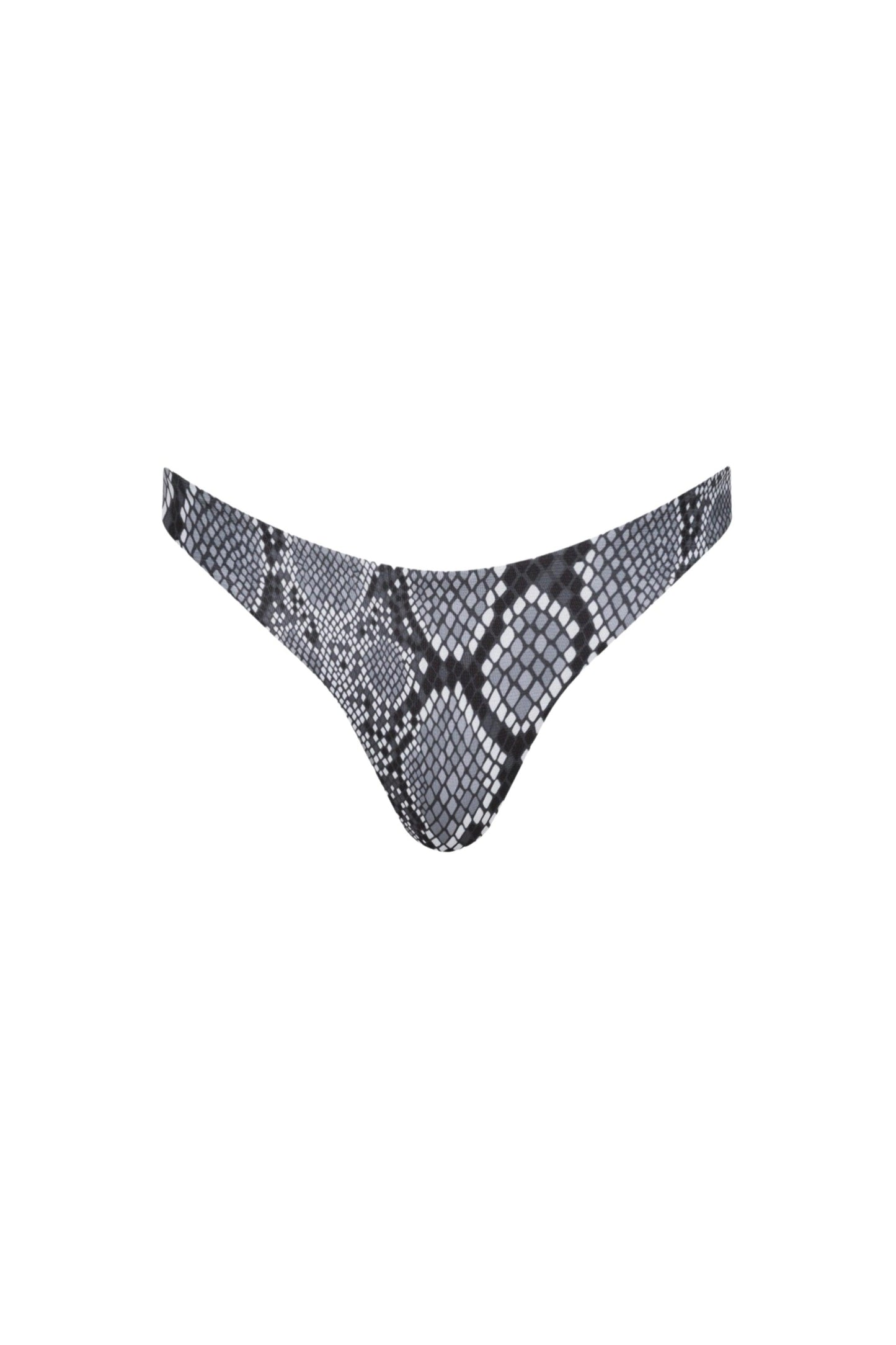 Santorini Seamless Cheeky Bikini Bottom Snake