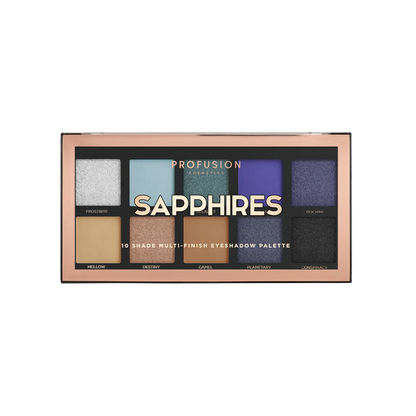 Sapphires 10 shade palette