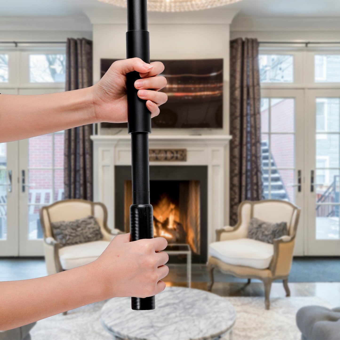 Rechargeable Electric Scalable Scrubber Brush – Reach New Heights in Cleaning