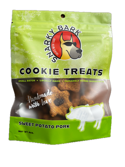 Snarky Bark Sweet Potato Pork Cookie Treats