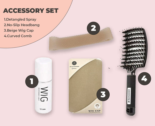 JBEXTENSION Wig Accessory Essentials Kit (4 PCS )