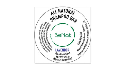 All-Natural Shampoo Bar. Plastic-Free