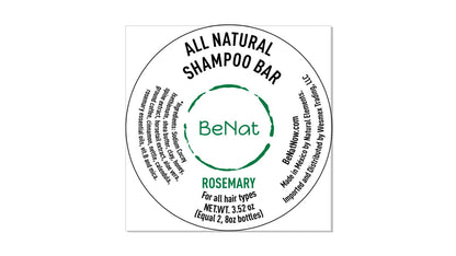 All-Natural Shampoo Bar. Plastic-Free
