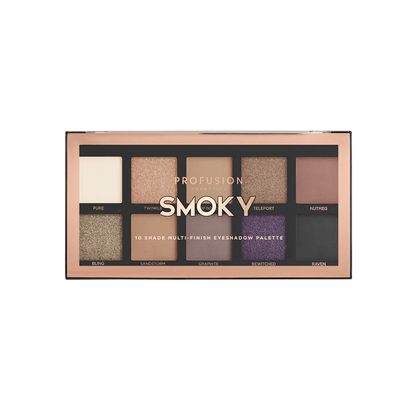 Smoky 10 shade palette